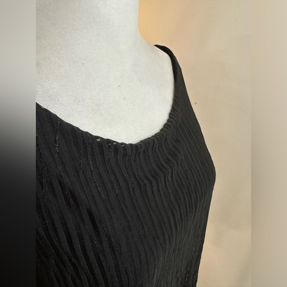 Joseph A Black Dolman Sleeve with Sheer Sleeve - Size M - Picture 5 of 13